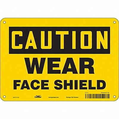 K0312 Safety Sign 7 in x 10 in Aluminum