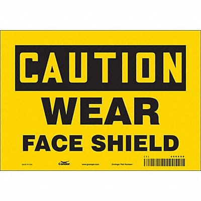 K0312 Safety Sign 7 in x 10 in Vinyl