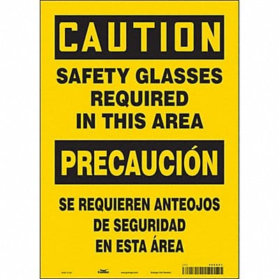 Safety Sign 14 inx10 in Vinyl