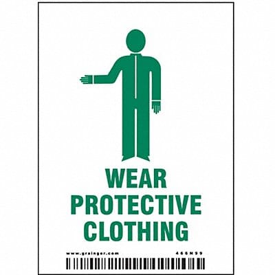 Safety Sign 4in x 2.875in Vinyl PK25 Safety Sign 4in x 2.875in Vinyl PK25