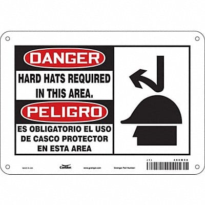 Safety Sign 7 in x 10 in Aluminum Safety Sign 7 in x 10 in Aluminum
