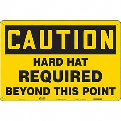 Safety Sign 24 in x 36 in Polyethylene