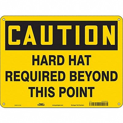 Safety Sign 18 in x 24 in Polyethylene