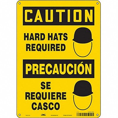 Safety Sign 14 inx10 in Polyethylene