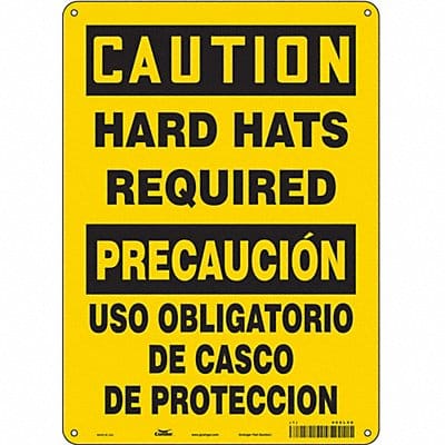 Safety Sign 14 inx10 in Aluminum