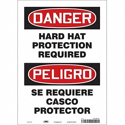 Safety Sign 14 inx10 in Vinyl