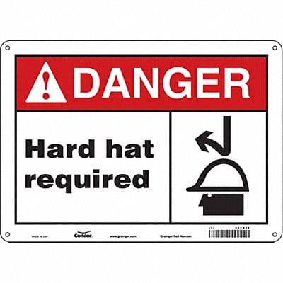 Safety Sign 10 inx14 in Aluminum Safety Sign 10 inx14 in Aluminum