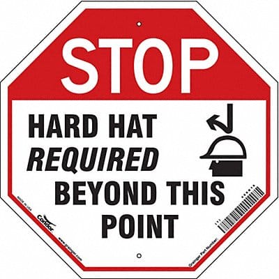 Safety Sign 18 inx18 in Aluminum