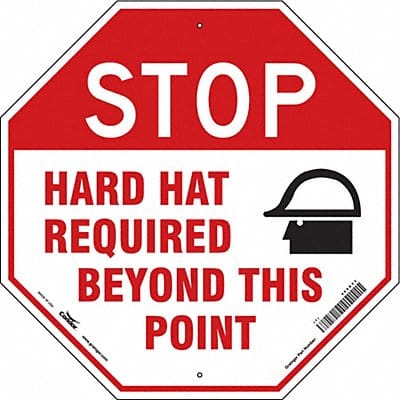 Safety Sign 24 in x 24 in Aluminum