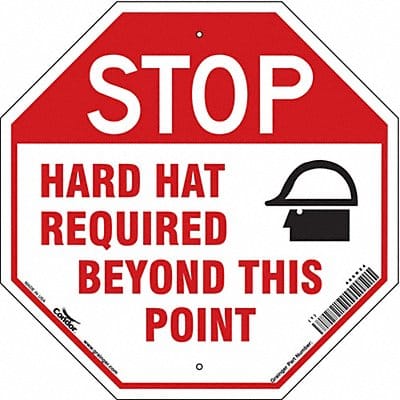 Safety Sign 18 inx18 in Polyethylene