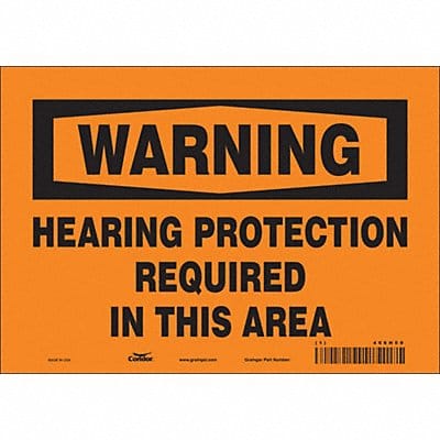 Safety Sign 7 inx10 in Vinyl