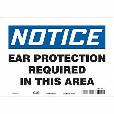 Safety Sign 7 in x 10 in Vinyl Safety Sign 7 in x 10 in Vinyl