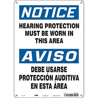 Safety Sign 14 in x 10 in Vinyl