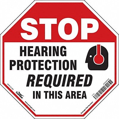 Safety Sign 18 inx18 in Vinyl