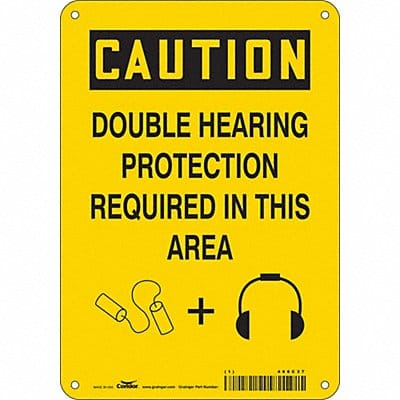 J6949 Safety Sign 10 inx7 in Polyethylene