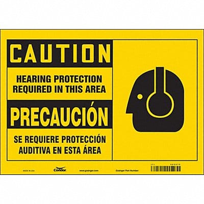 Safety Sign 10 inx14 in Vinyl