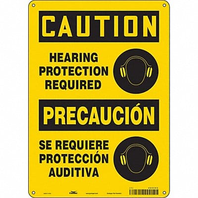Safety Sign 14 inx10 in Aluminum