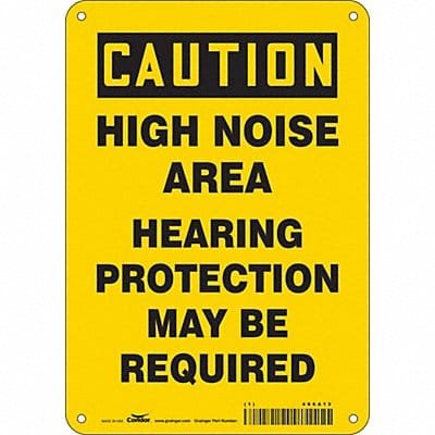 Safety Sign 10 inx7 in Polyethylene