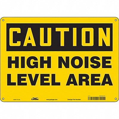 Safety Sign 10 inx14 in Aluminum