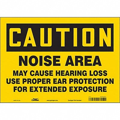 Safety Sign 10 inx14 in Vinyl