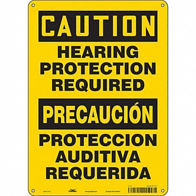 Safety Sign 14 inx10 in Aluminum