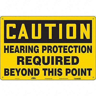 Safety Sign 24 in x 36 in Polyethylene