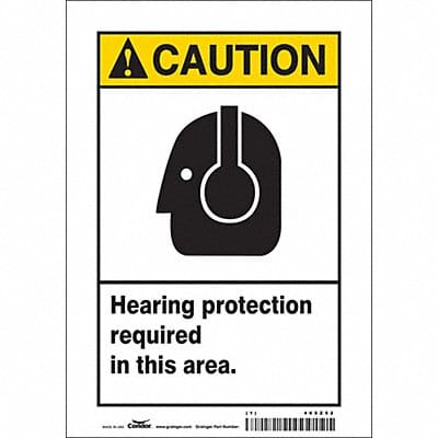 K0311 Safety Sign 10 inx7 in Vinyl