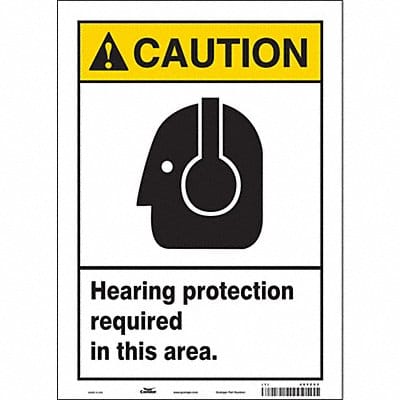 K0311 Safety Sign 14 inx10 in Vinyl