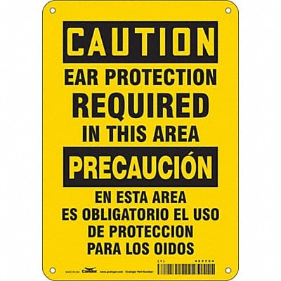 Safety Sign 10 inx7 in Aluminum