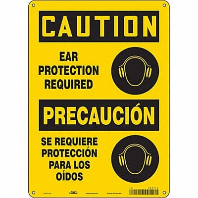 Safety Sign 14 in x 10 in Aluminum