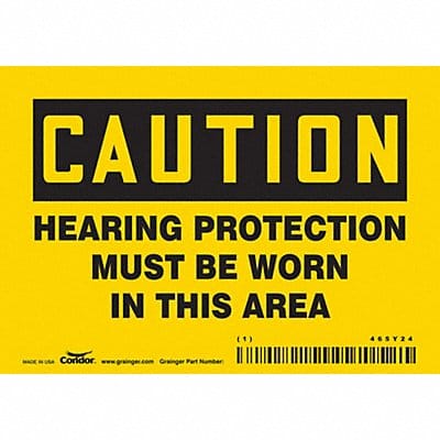 K0282 Safety Sign 3 1/2 inx5 in Vinyl