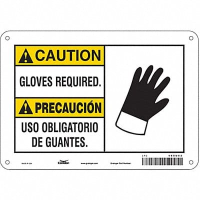 Safety Sign 7 inx10 in Vinyl