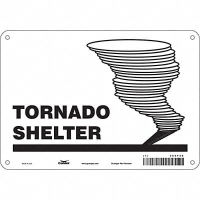 Safety Sign 7 in x 10 in Polyethylene