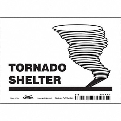 Safety Sign 5 in x 7 in Vinyl