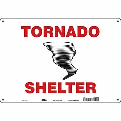 Safety Sign 14 in x 20 in Polyethylene