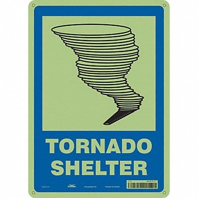 Safety Sign 14 in x 10 in Aluminum
