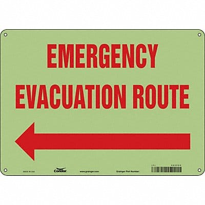 J9664 Safety Sign 10 in x 14 in Polyethylene