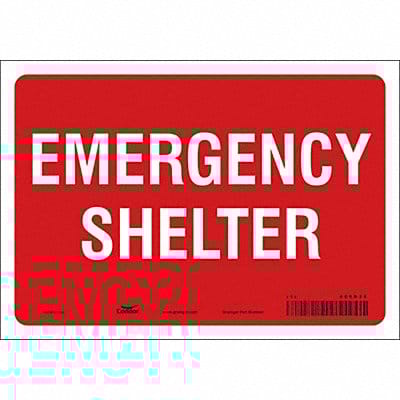 Safety Sign 7 in x 10 in Vinyl