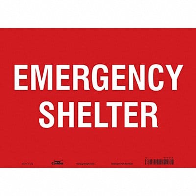 Safety Sign 10 in x 14 in Vinyl
