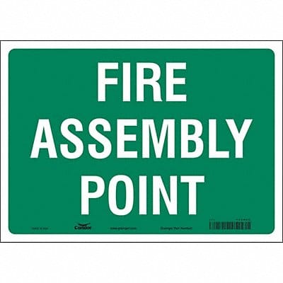 Safety Sign 10 in x 14 in Vinyl