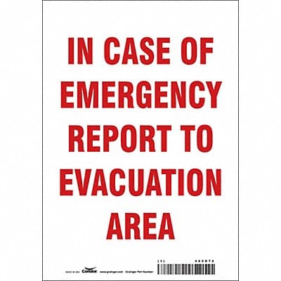 Safety Sign 10 in x 7 in Vinyl