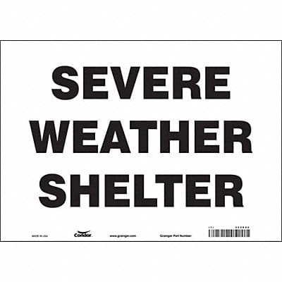 Safety Sign 10 in x 14 in Vinyl