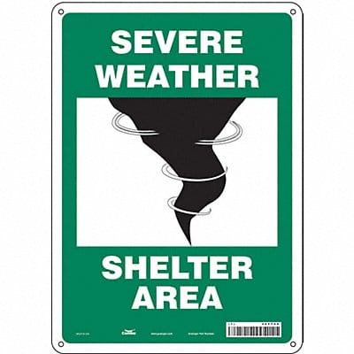 Safety Sign 14 in x 10 in Vinyl