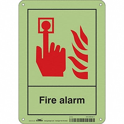 Safety Sign 10 in x 7 in Polyethylene