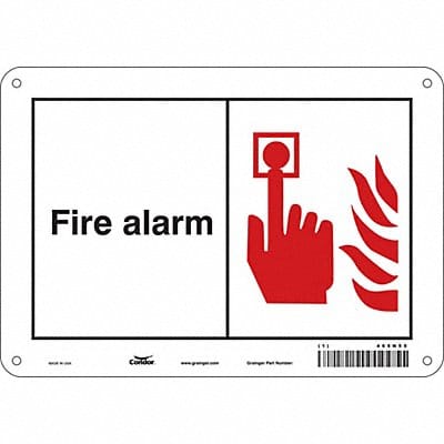 Safety Sign 7 in x 10 in Polyethylene