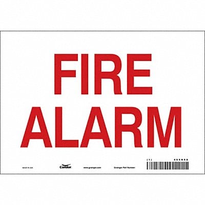 Safety Sign 7 in x 10 in Vinyl