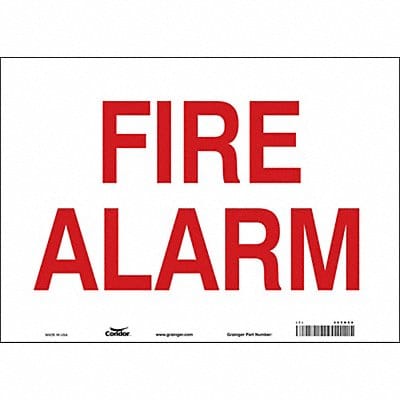 Safety Sign 10 in x 14 in Vinyl