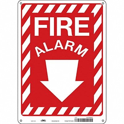 Safety Sign 14 in x 10 in Aluminum