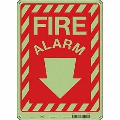 Safety Sign 14 in x 10 in Polyethylene