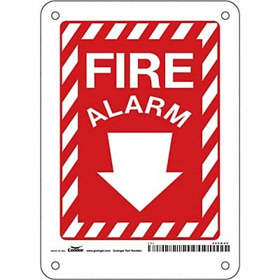 Safety Sign 7 in x 5 in Polyethylene